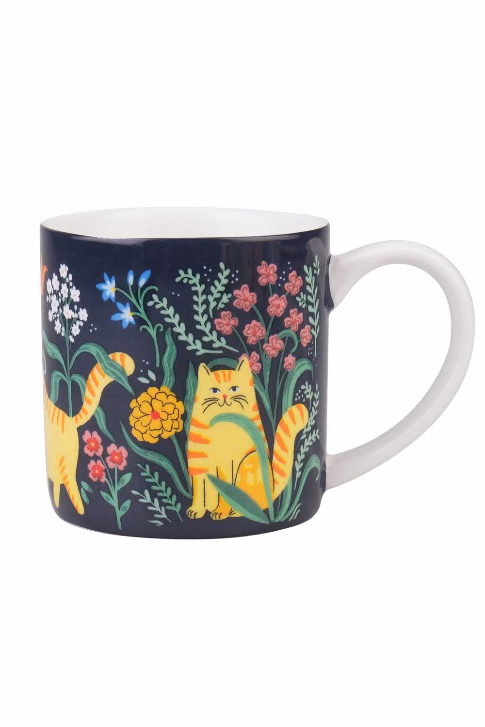 Ulster Weavers Marmalade Meadow Floral Bone China Mug in Blue, 250 ml – 2