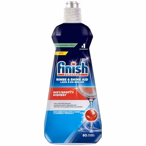 Finish Dishwasher Rinse Aid, 400 ml, White and Blue – 1