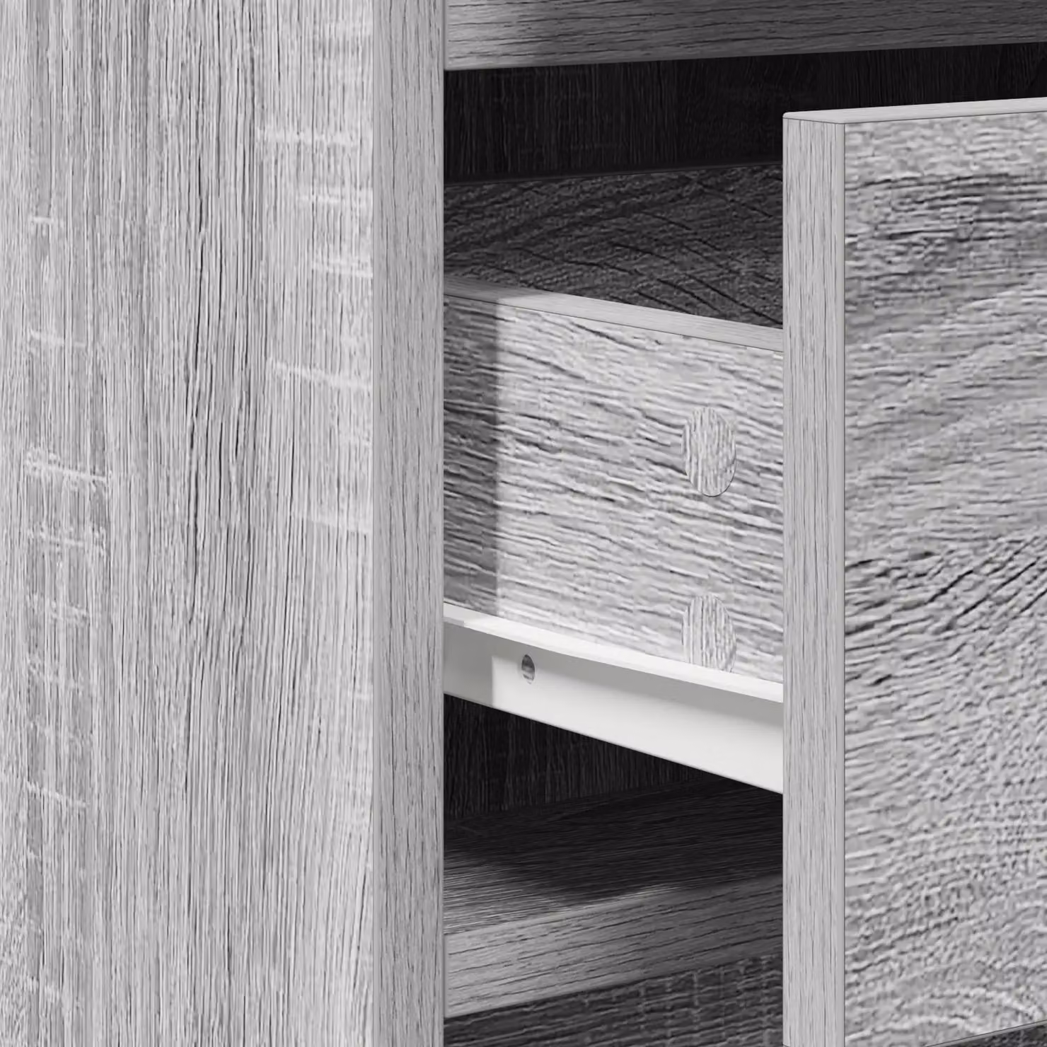 Berkfield Home Modern Grey Sonoma Sideboard in Engineered Wood W/D/H: 40 x 41 x 75 cm – 4