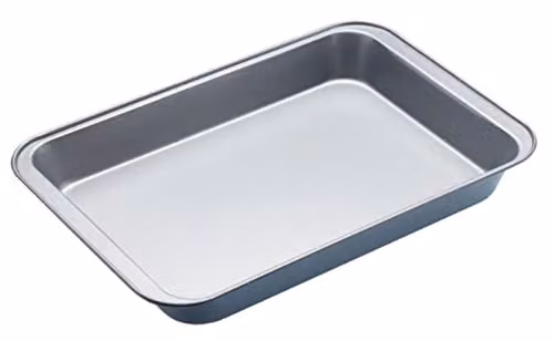 KitchenCraft Non-Stick Rectangular Roasting Pan, Grey, W: 37.5 cm, D: 25.5 cm, H: 4.5 cm – 1