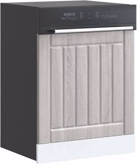 Berkfield Home Lucca Grey Sonoma Dishwasher Panel in Engineered Wood W/H: 67.0 x 60.0 cm – 1