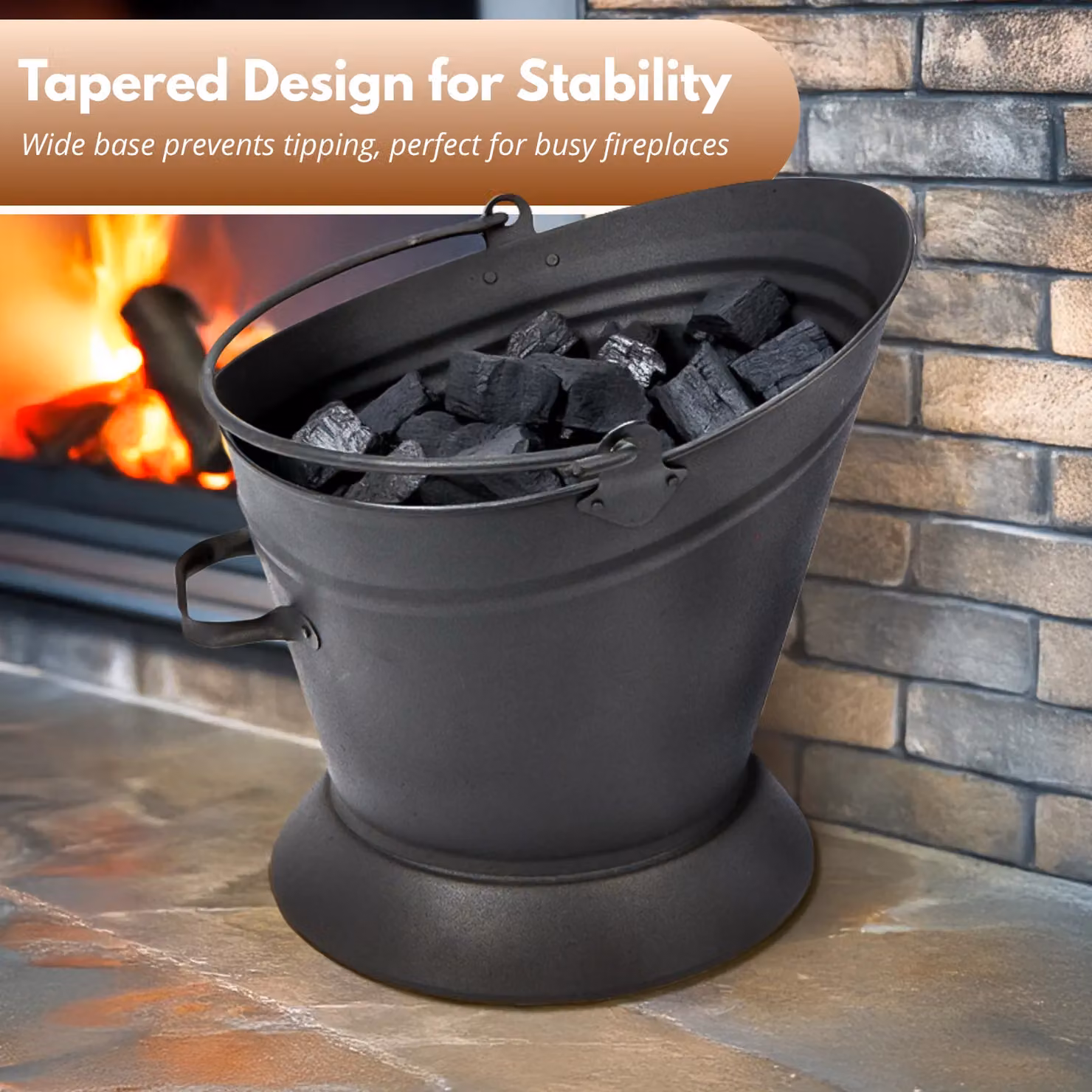 Marco Paul Black Coal Bucket Fireside Accessory – 4