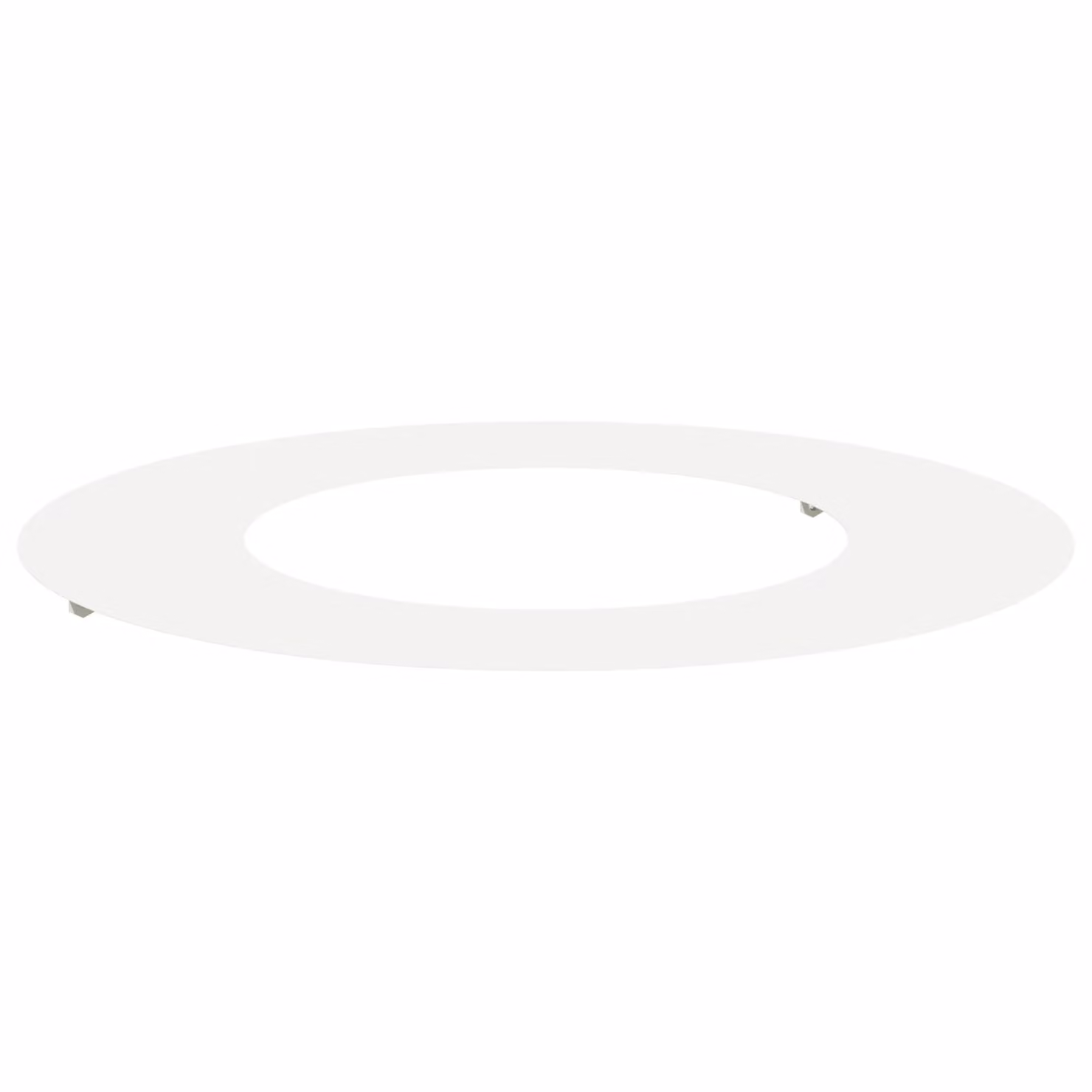 Berkfield Home Large Circular White Ceramic Planter Tub