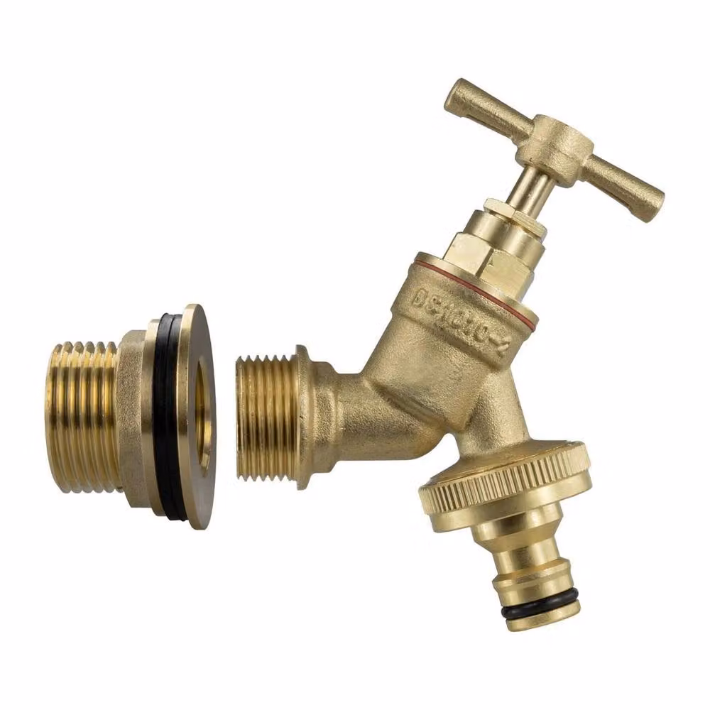 SPETLEK Brass Bib Tap Outlet Adaptor Kit in Gold – 2