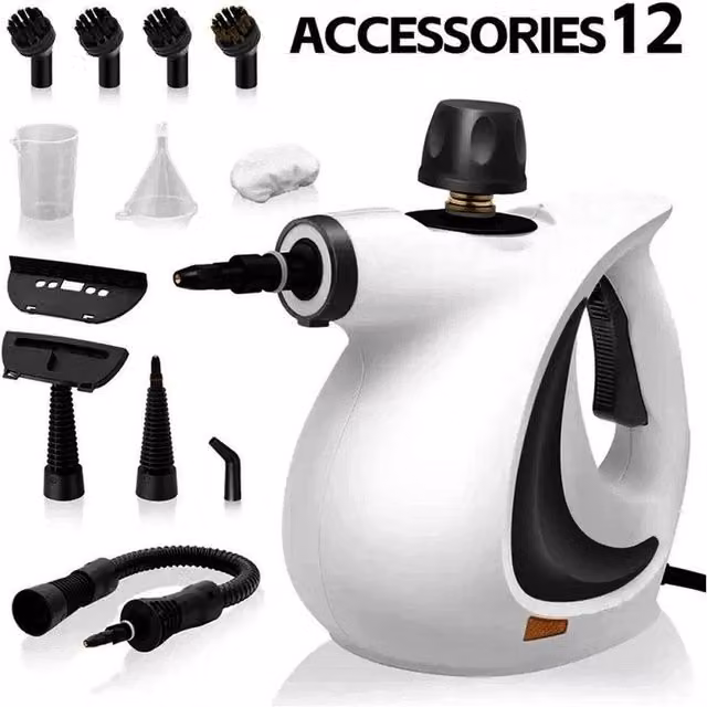 PAWNORA Handheld Multipurpose Steam Cleaner in White – 1