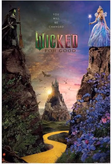 Wicked Multicolour Paper Movie Poster Print – 1