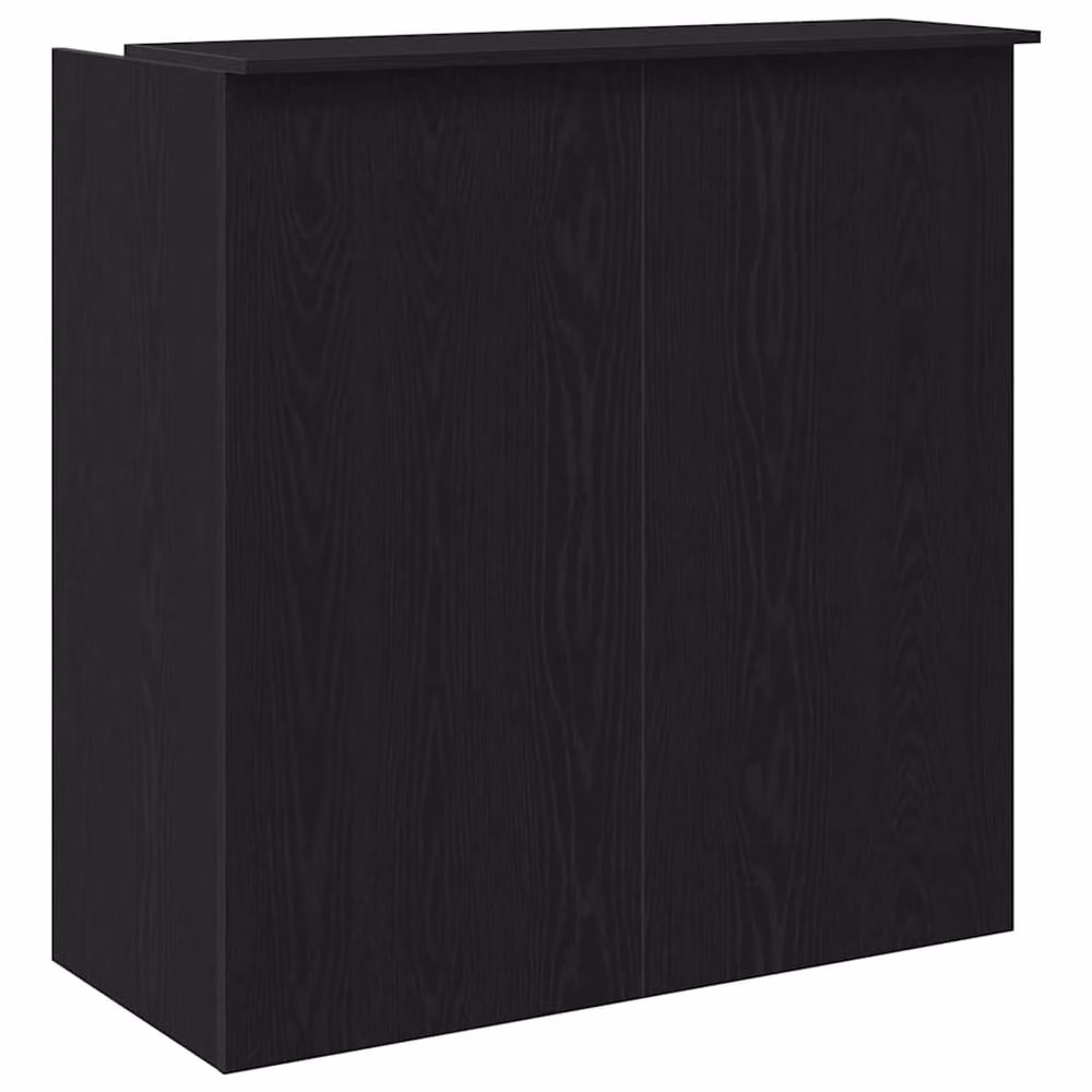 Berkfield Home Reception Desk in Black Oak, W/D/H: 100 x 50 x 103.5 cm – 3