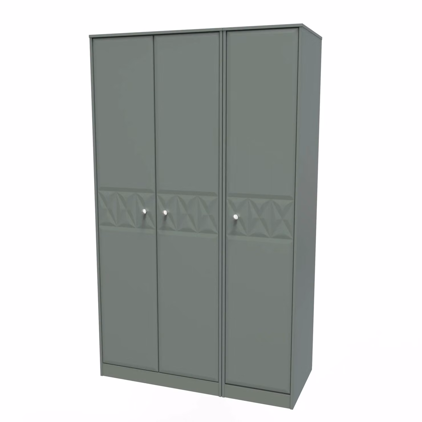 Ready Assembled 2 U Toledo 3 Door Wardrobe in Pale Green – 2