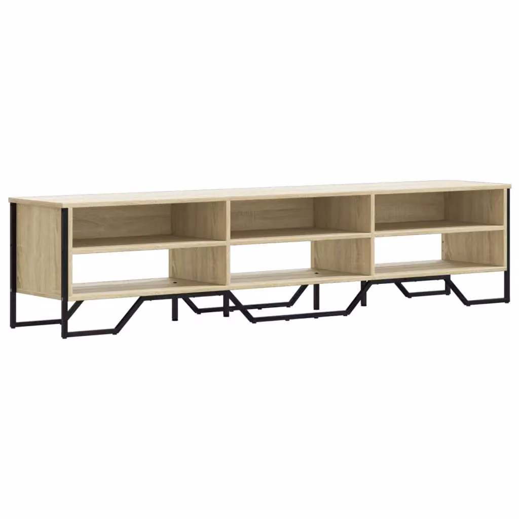 Berkfield Home Modern TV Cabinet in Sonoma Oak Brown, W/D/H: 180 x 34 x 41 cm – 2