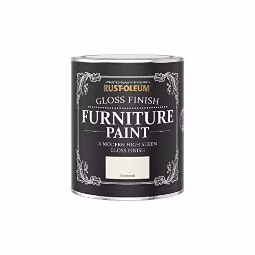 Rust-Oleum Gloss Furniture and Skirting Board Paint, White, 0.75 l – 2