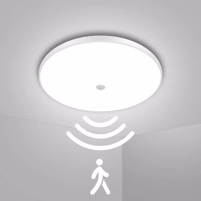 PAWNORA 36W LED Round Ceiling Light with Motion Sensor in White – 1