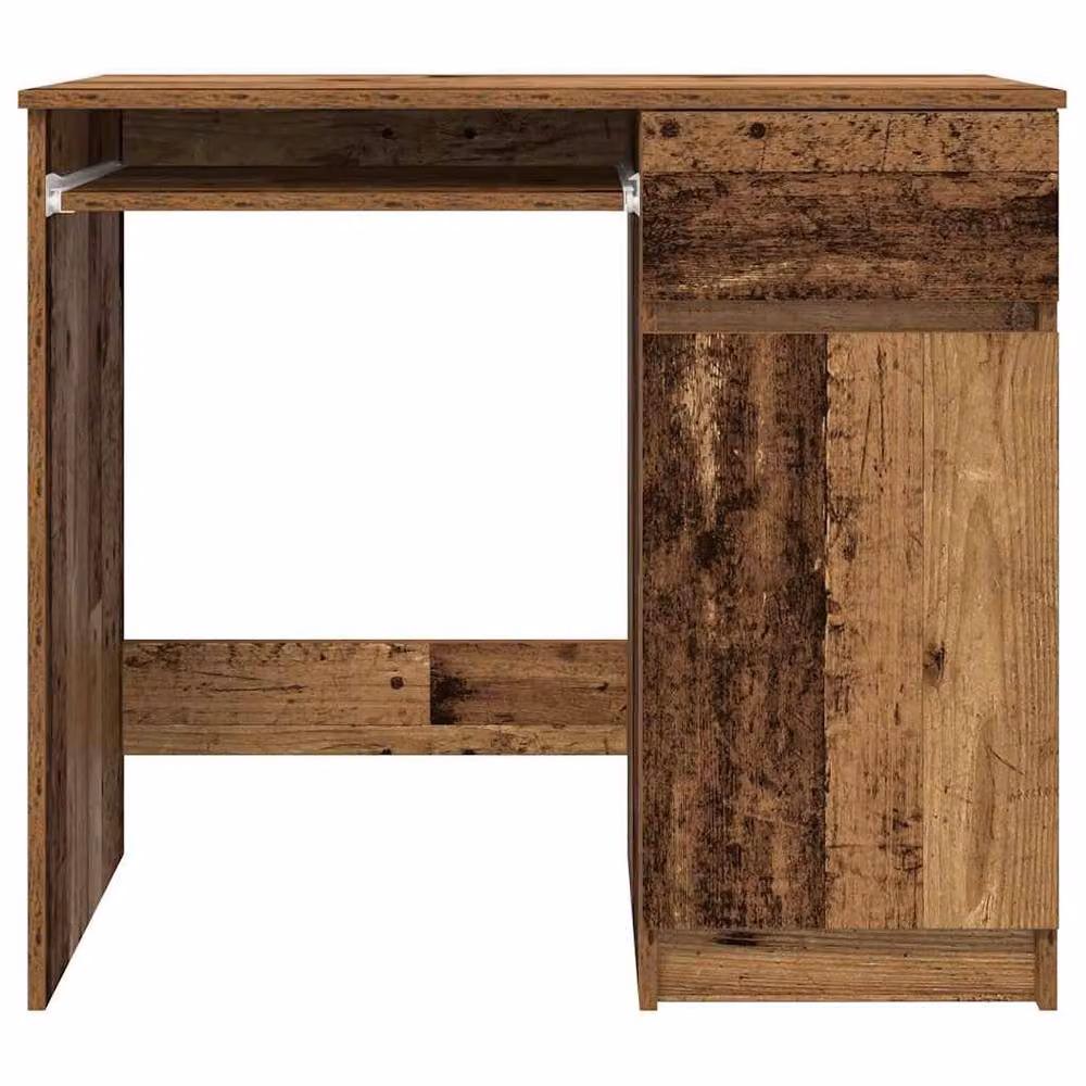 Berkfield Home Durable Writing Desk in Brown Engineered Wood W: 86 cm, D: 49 cm, H: 76 cm – 4