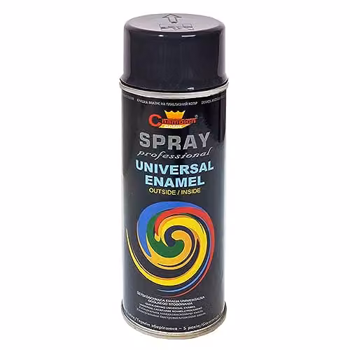 Sola Solvent-Based High Gloss Universal Spray Paint, Quick-Drying, Anthracite Grey, 400 ml – 1