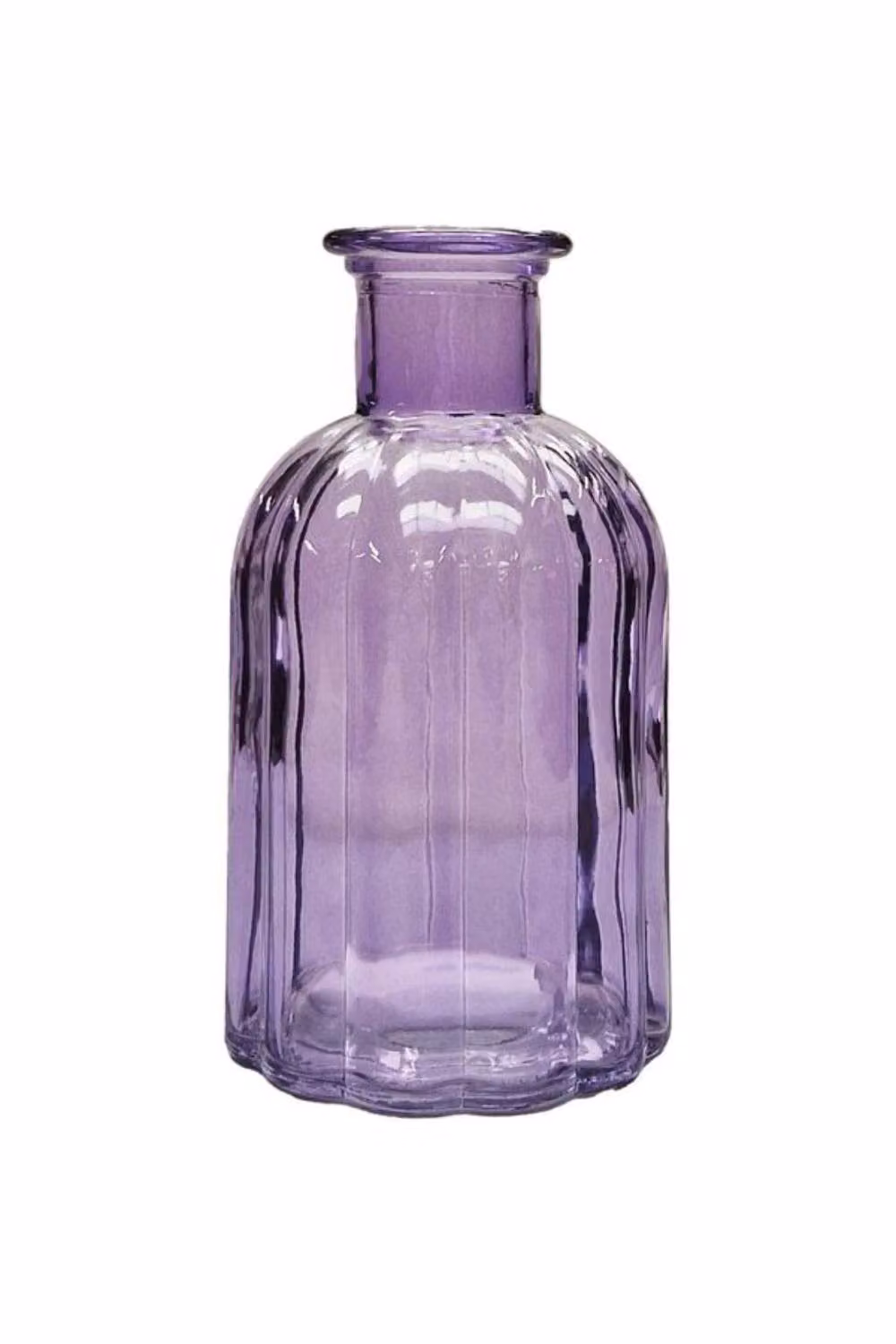 KDMD Lilac Flora Glass Bottle Vase, Purple, 10 Pack – 2