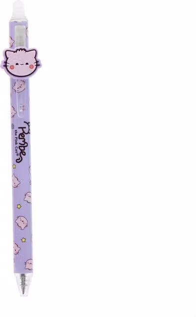 Pink Erasable Gel Ink Pen in Lilac