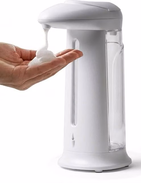 GELCAVE Automatic Foaming Soap Dispenser with Motion Sensor, 330ml, White