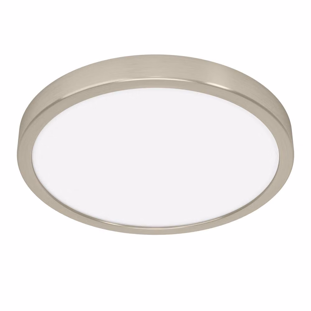 Eglo Fueva 6 LED CCT Technology Flush Ceiling Light in Silver and Gold/Brass – 3