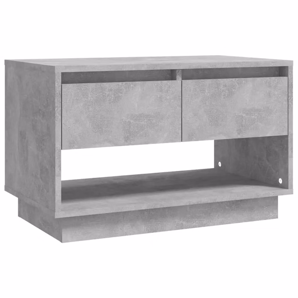 Berkfield Home Modern TV Cabinet in Concrete Grey, W/D/H: 70 x 41 x 44 cm – 2