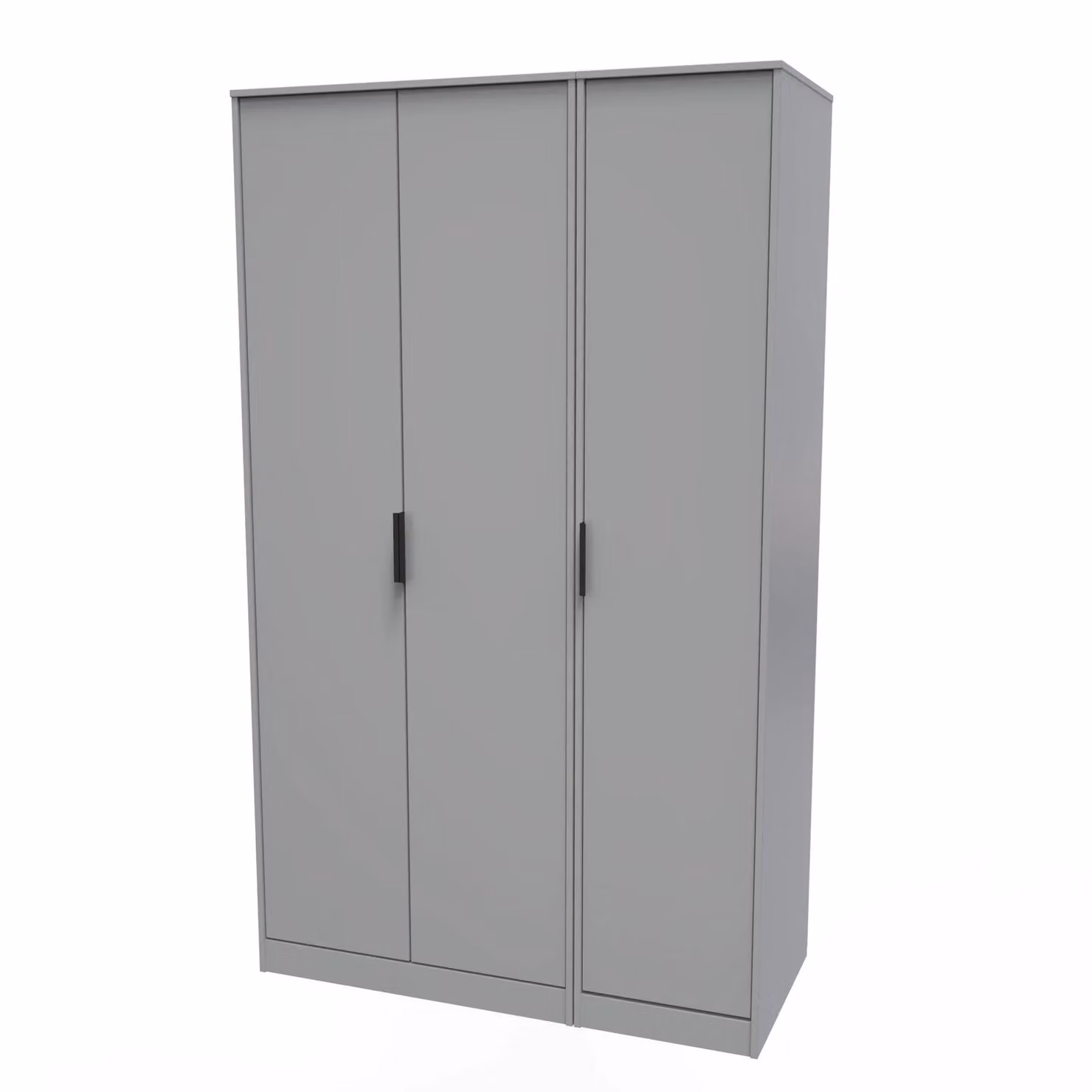 Ready Assembled 2 U Madrid 3 Door Wardrobe in Dark Grey – 2