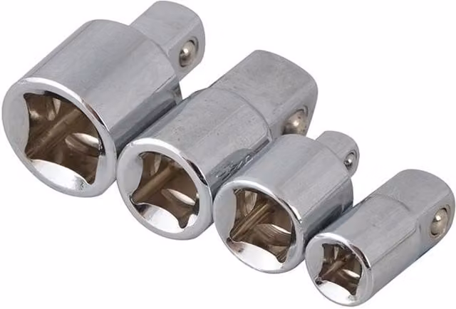 Bluespot Tools 4 Piece Adaptor Set in Multicolour and Silver Chrome Vanadium