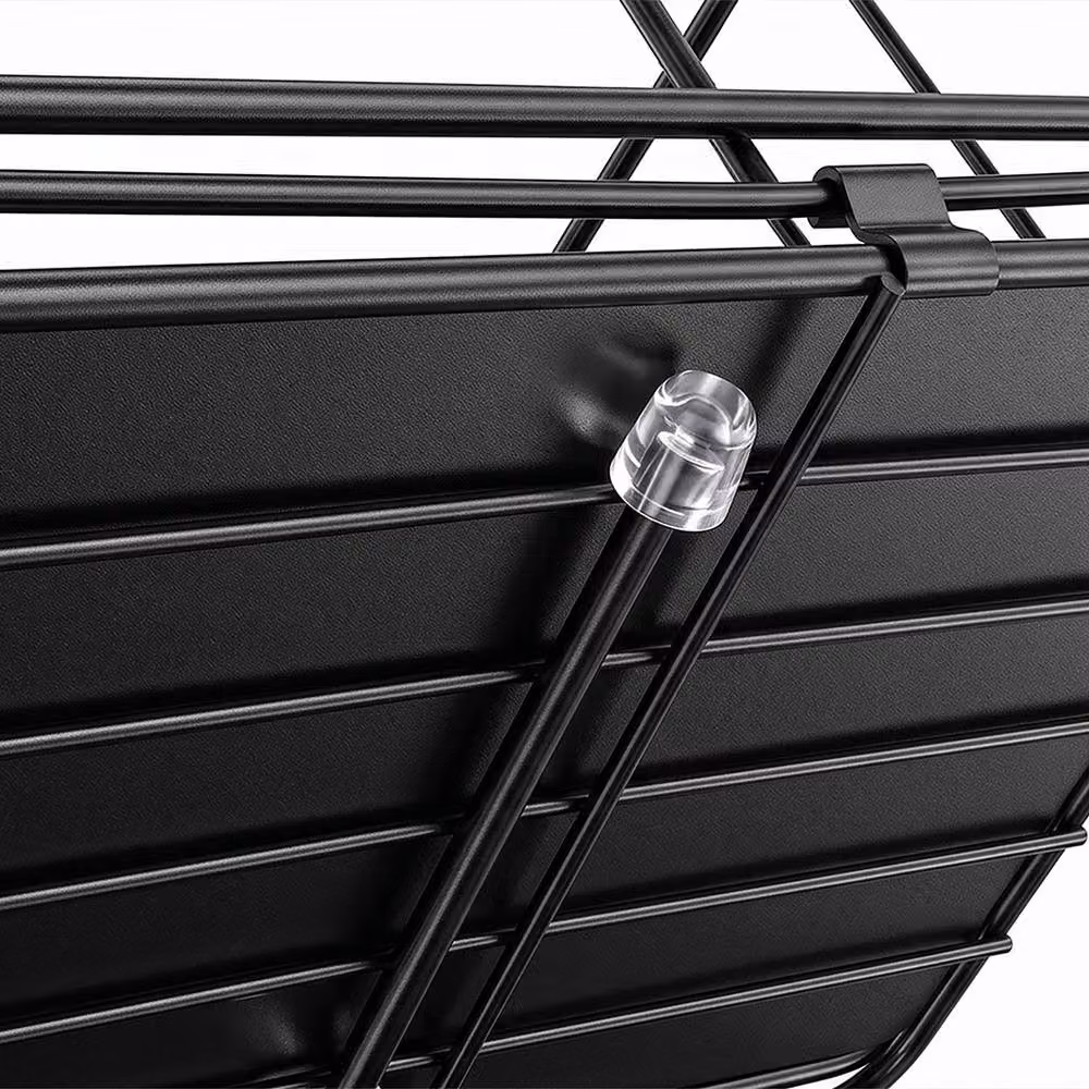 Toque 2 Tier Pull Out Under Sink Kitchen Cabinet Storage Organiser Drawer in Black – 5