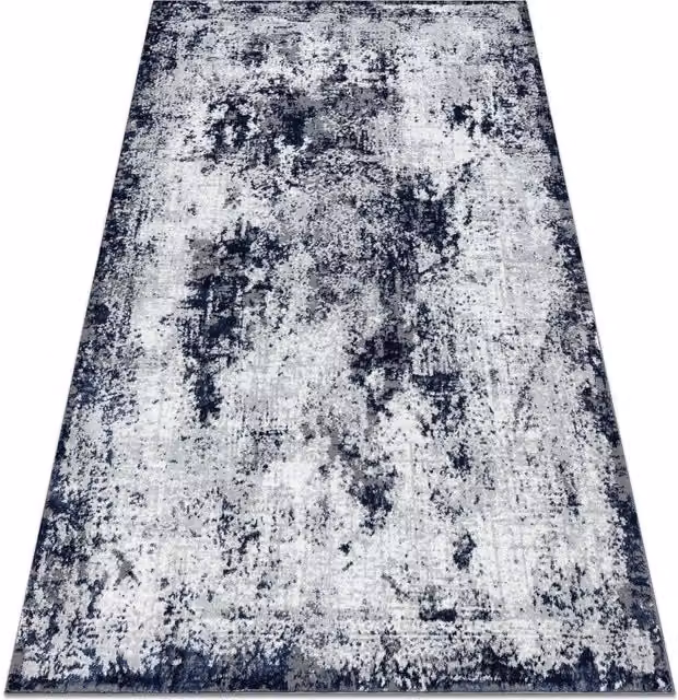 RugsX Allure Geometric Modern Rug in White, W: 140 cm, L: 190 cm – 1