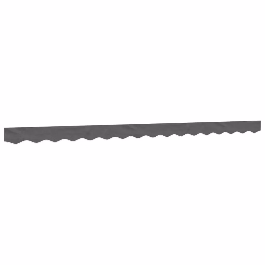 Berkfield Home Replacement Awning Valance Fabric in Anthracite Stripe and Black, 4 m – 2