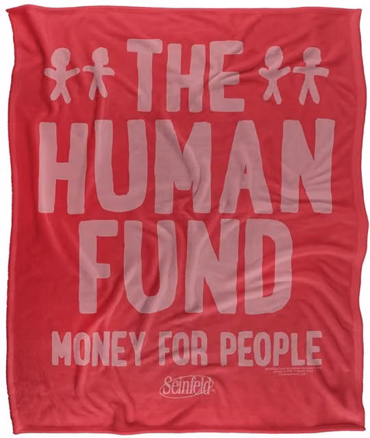 Warner Brothers Seinfeld The Money for People Silky Touch Super Soft Throw Blanket in White – 1