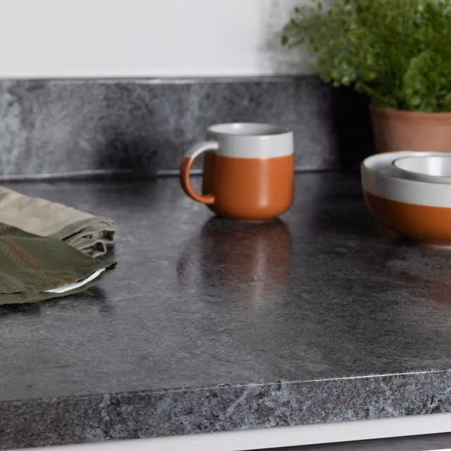 D-C-Fix Avellino Beton Slate Grey Self-adhesive Vinyl Wrap for Doors and Worktops, W: 45 cm, L: 5 m