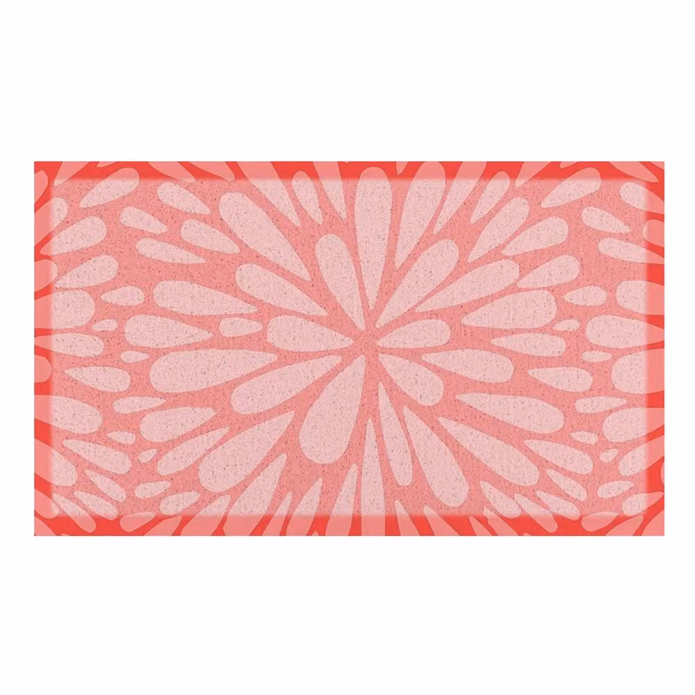 Artsy Mats Pink Petals Floral Indoor and Outdoor Doormat, W: 70 cm, D: 40 cm – 2