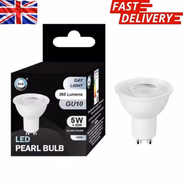 Bedsland 5W GU10 LED Pearl Bulb in Cool White – 1
