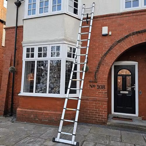 Samuel Alexander 5m Lightweight Aluminium Telescopic Multi-Position Extendable Ladder in Silver – 2