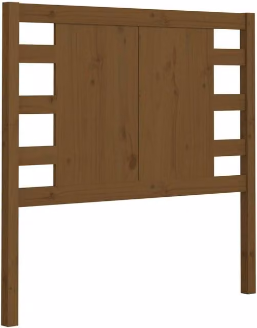 Berkfield Home Rustic Solid Wood Pine Headboard in Honey Brown, W: 81 cm, D: 4 cm, H: 100 cm – 1