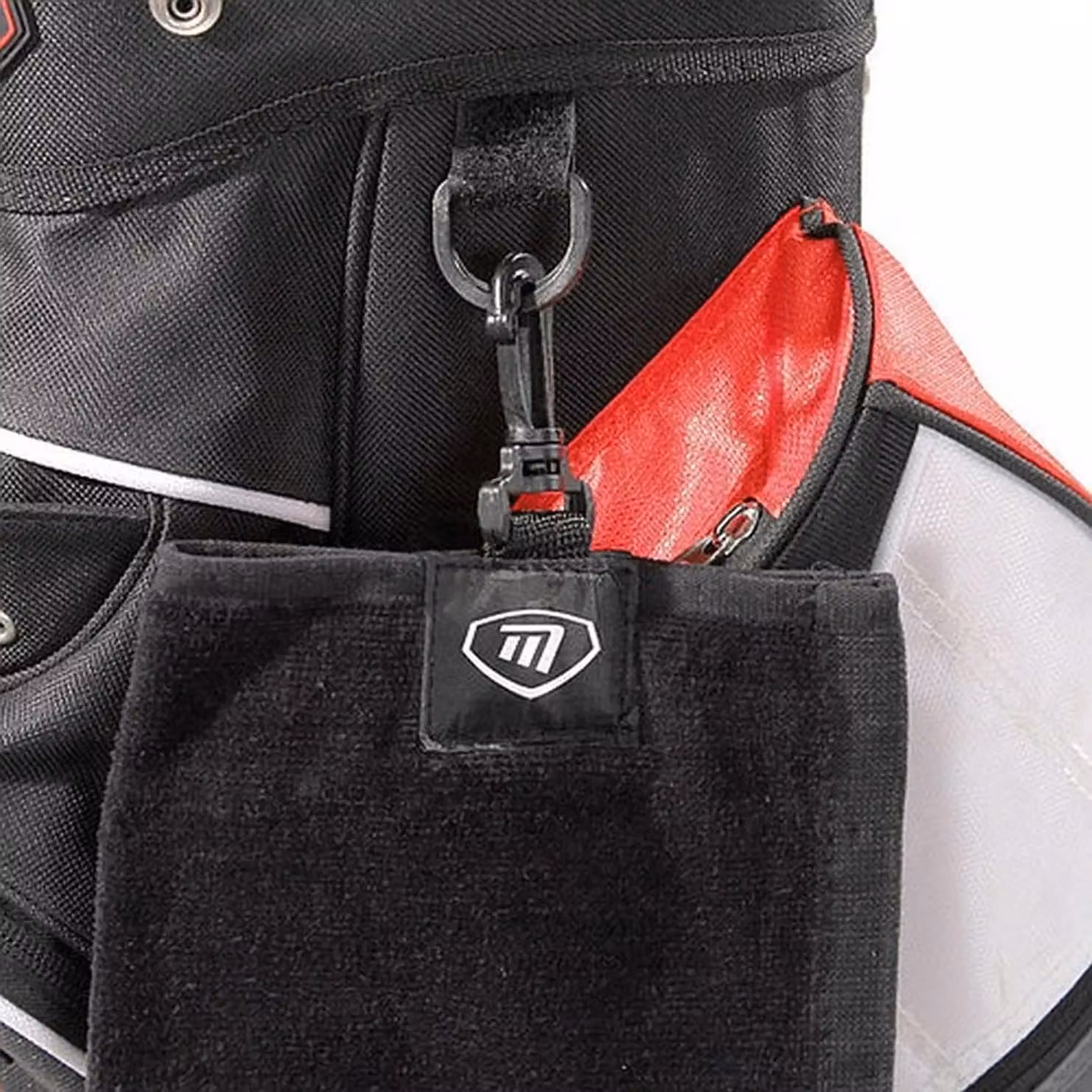 Masters Tri-Fold Golf Towel in Black – 3