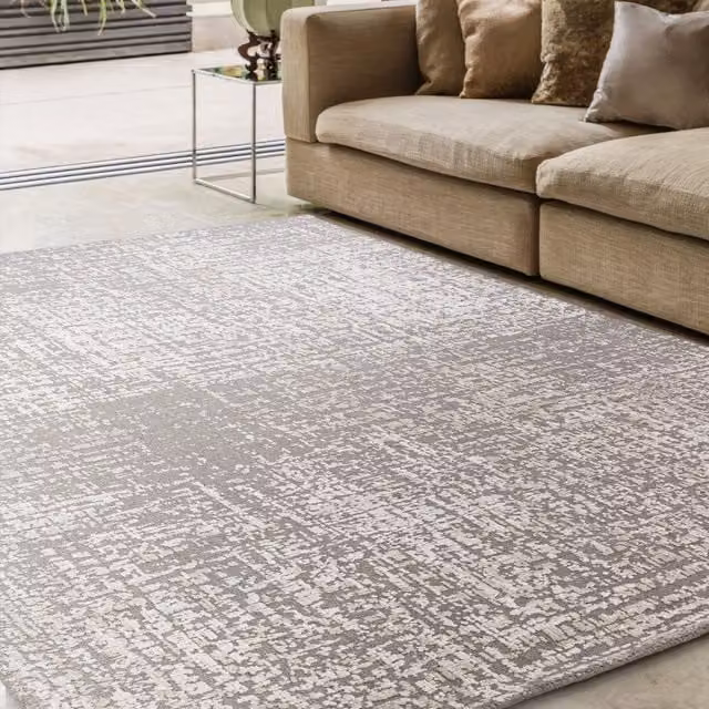 The Rug Shop UK Natural Modern Abstract Easy To Clean Area Rug, Beige, W: 160 cm, D: 230 cm