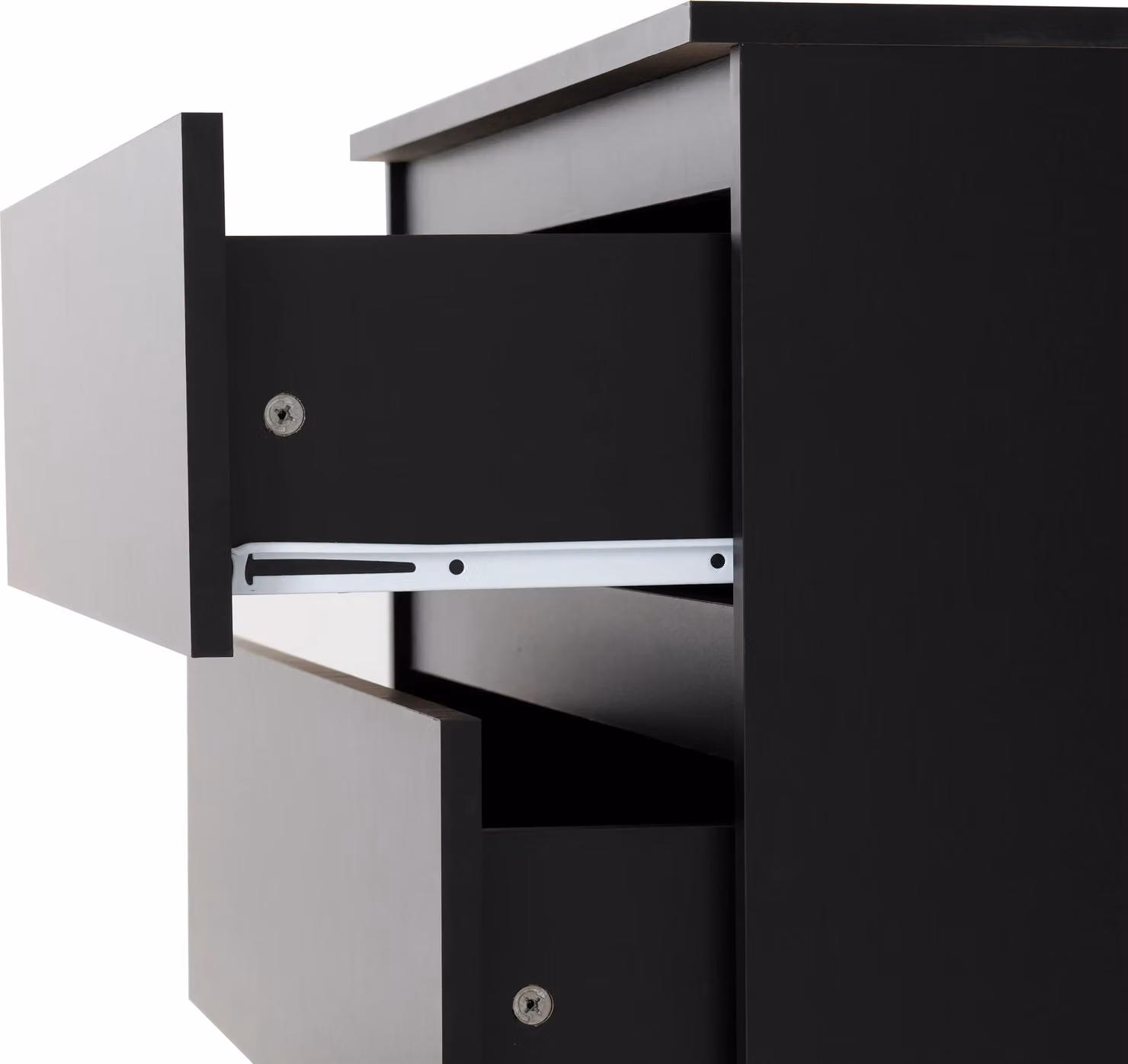 Seconique Malvern 3 Drawer Chest in Black – 6
