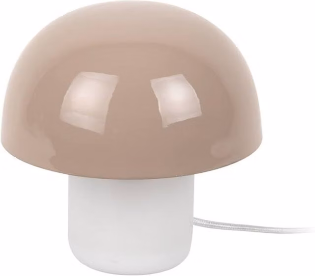 PRESENT TIME Leitmotiv Nuevo Mini Mushroom Table Lamp in Clay Grey
