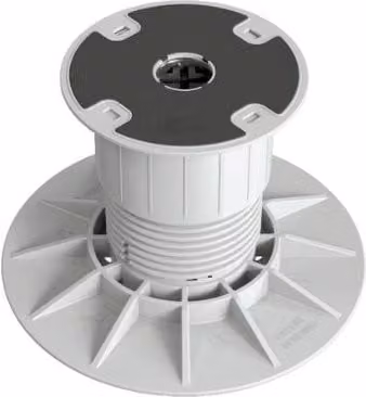 Ecoscape White Composite Decking Adjustable Pedestal, Height: 75.9 cm - 86.9 cm