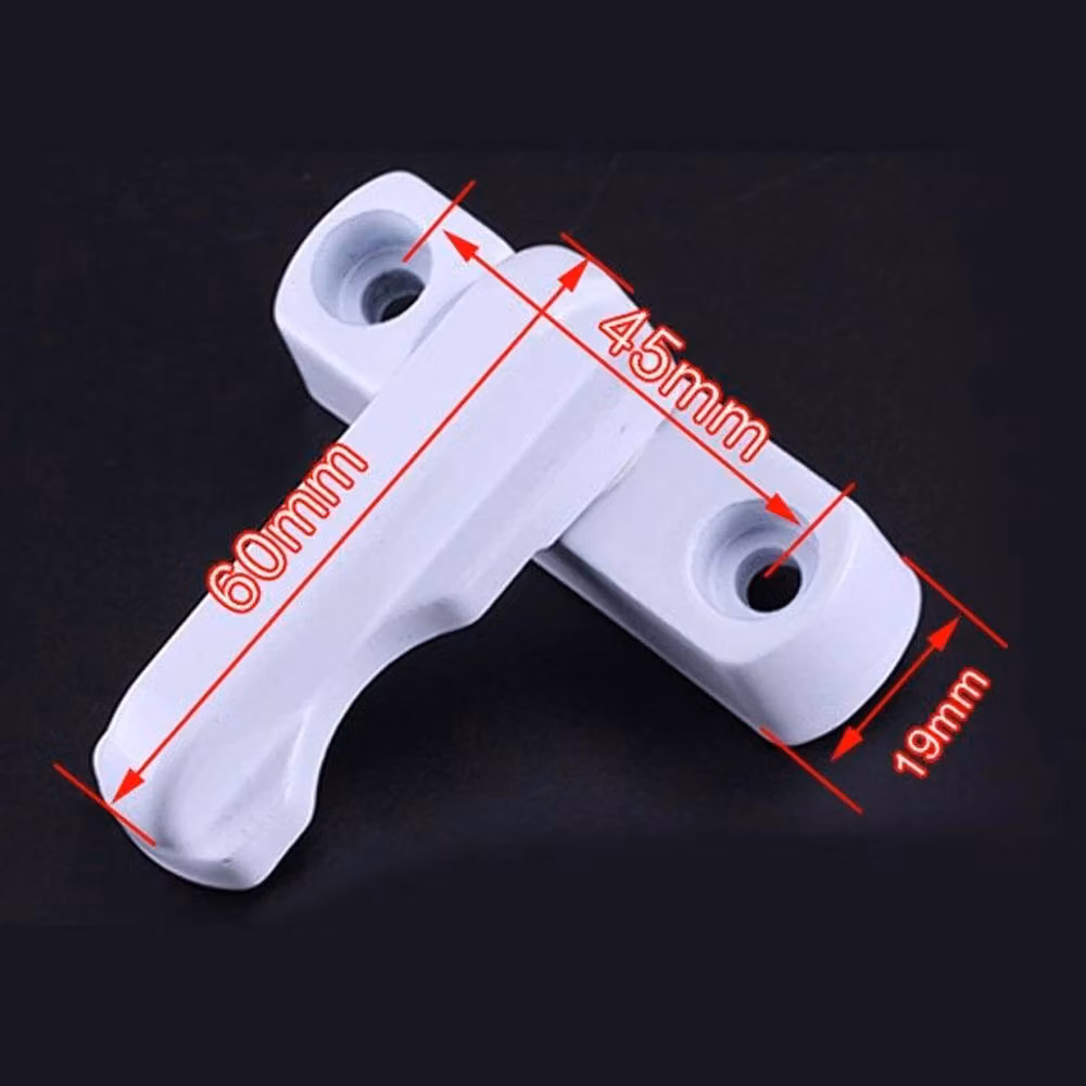 FLAVORA 20 Pack White UPVC Window Safety Locks and Door Sash Jammers – 2