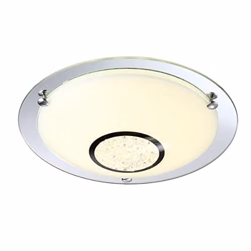 Netlighting Minako Classic LED 1 Light Flush Ceiling Light, White