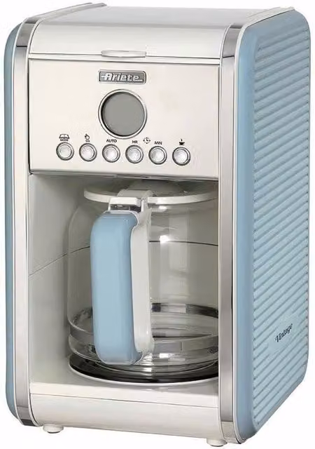 Ariete Filter Coffee Machine with Glass Jug and 24 Hour Timer in Blue – 2