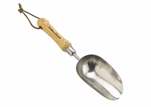 Kent & Stowe Stainless Steel Hand Potting Scoop in Beige
