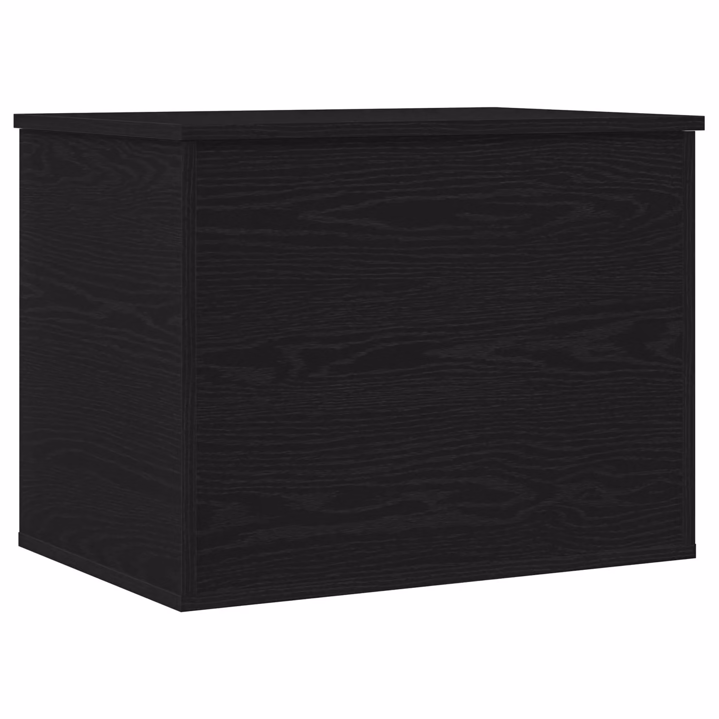 Berkfield Home Storage Box with Lid in Black Oak, W: 60 cm, D: 42 cm, H: 46 cm – 2