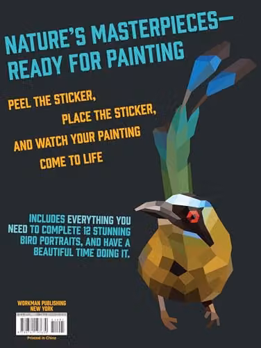 Workman Publishing Paint By Sticker Birds Multicolour Sticker Activity Book for Adults – 2