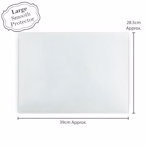 Purely Home Under The Sea Rectangular Glass Worktop Protector in Blue and Multicolour with Non-Slip Feet, W: 39 cm, D: 28.5 cm – 3