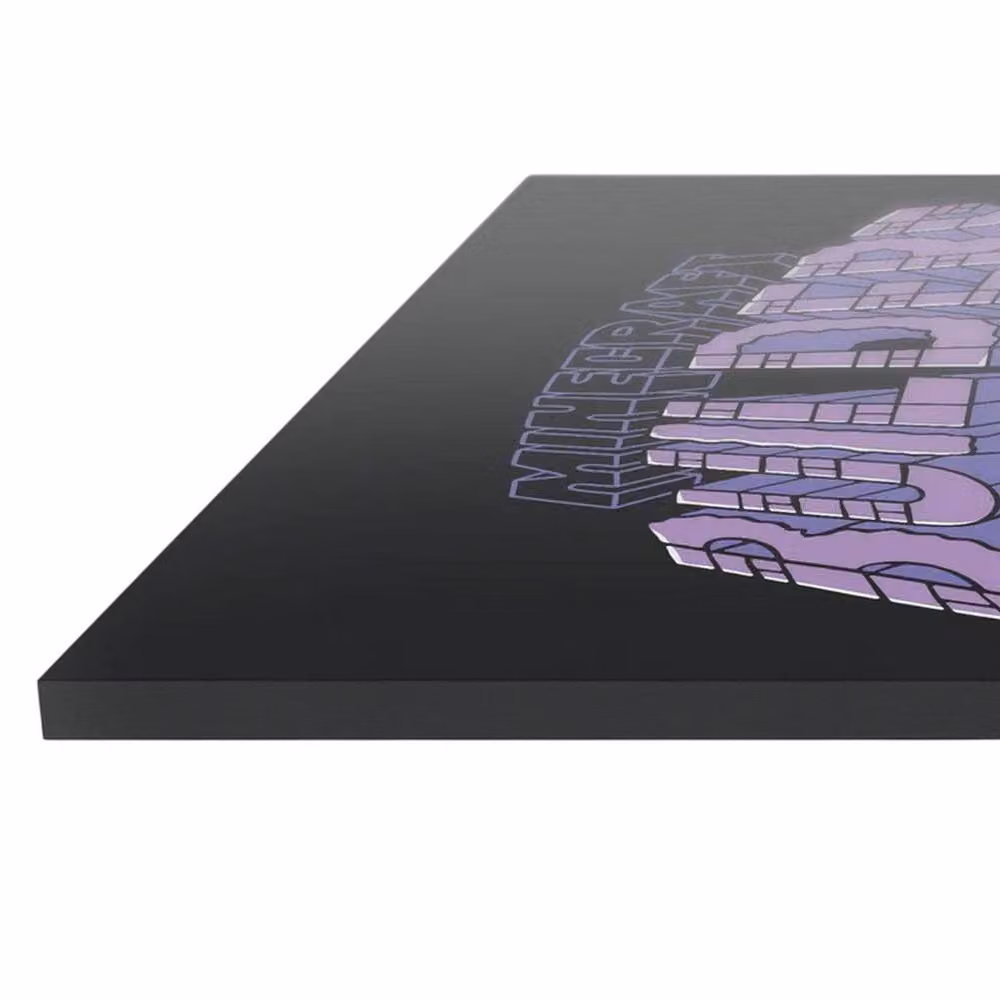 Minecraft Builders Abstract Graphic Canvas Print in Black – 2