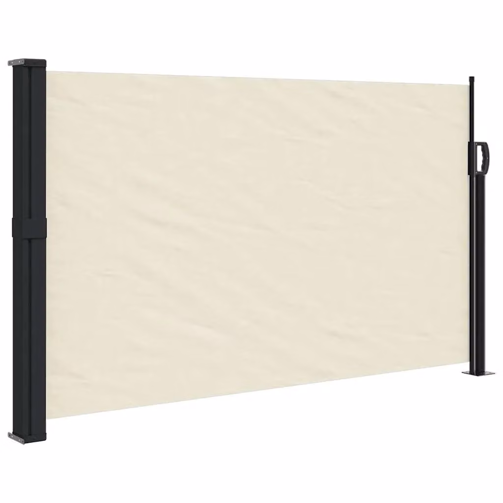 Berkfield Home Retractable Side Awning in Beige, W/H: 117 x 300 cm – 2