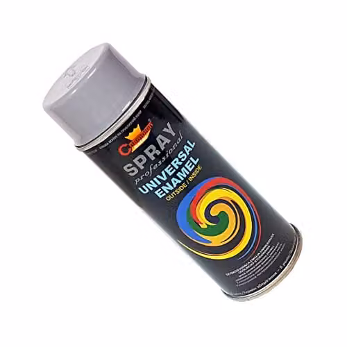 Sola Universal High Gloss Enamel Spray Paint, Silver Grey, 2 x 400 ml – 3