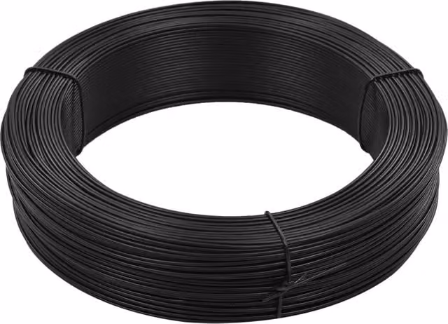 Berkfield Home Anthracite Black Plastic Coated Steel Fence Binding Wire, 250 m, 1.4/2 mm – 1