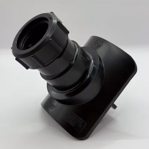McAlpine Mechanical Soil Pipe Boss Connector Branch in Black – 6
